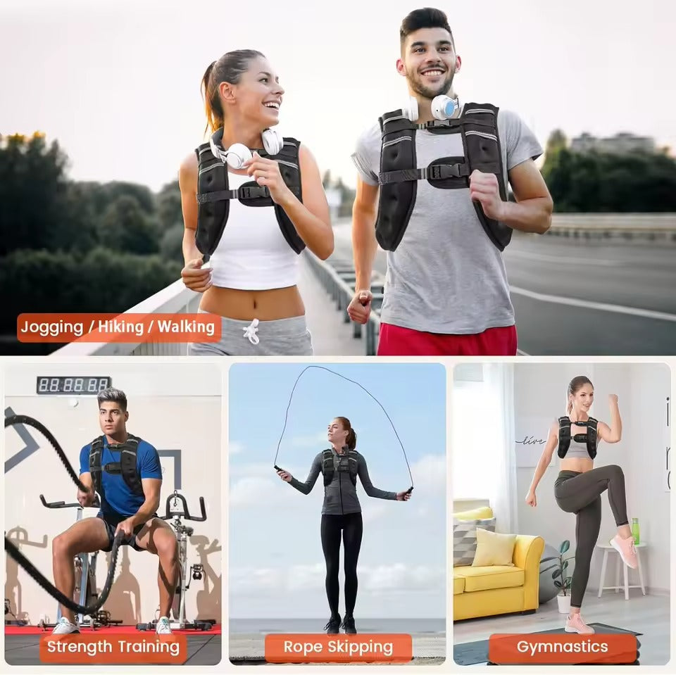 VitaWalk Weighted Walking Vest — Tone Up, Burn More Calories & Feel Stronger Every Walk