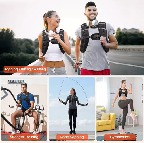 VitaWalk Weighted Walking Vest — Tone Up, Burn More Calories & Feel Stronger Every Walk